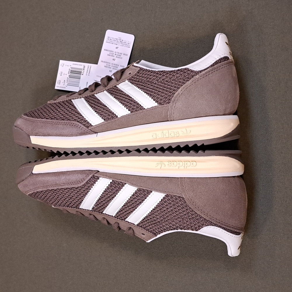 Adidas SL 72 RS Sneakers - Color: Brown / White - Size: Men 7.5 - Picture 7 of 10